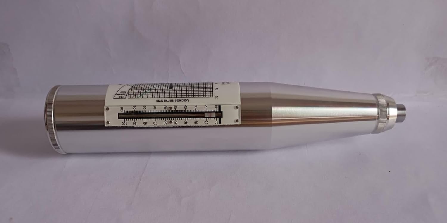 Concrete Rebound Hammer - NDT Resiliometer Scihmidt Hammer for Testing Concrete Strength (10-60Mpa Range) | Accurate Concrete Hardness & Durability Testing with 6 months warranty - Image 5