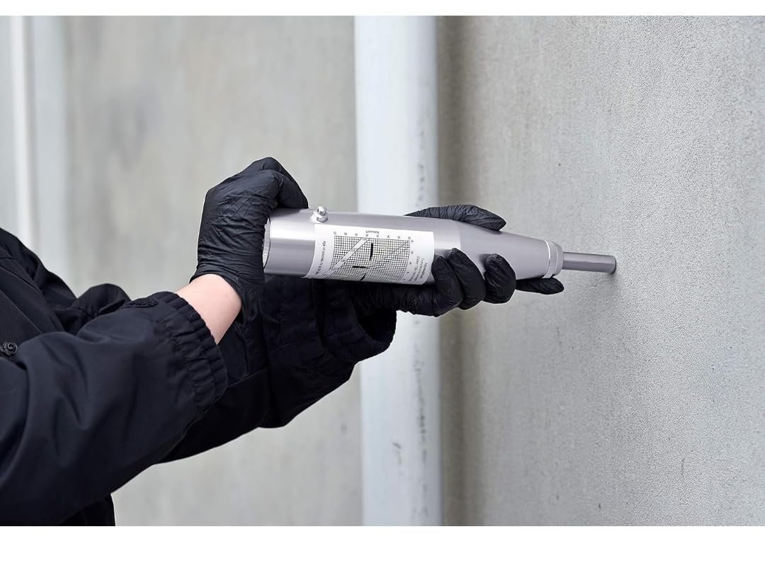 Concrete Rebound Hammer - NDT Resiliometer Scihmidt Hammer for Testing Concrete Strength (10-60Mpa Range) | Accurate Concrete Hardness & Durability Testing with 6 months warranty - Image 6