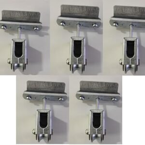 Steel Cable Carrier Durable Metal Cable Carrier Chain for Wire Protection and Management, Flexible Iron Cable Carrier Chain for Industrial Equipment, CNC Machines, and Robotics Pack of 5