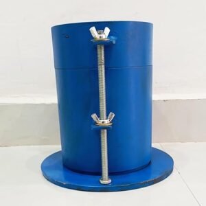 CBR Mould for Soil Testing | California Bearing Ratio Mould with Perforated Base Plate & Collar | IS Standard Laboratory Apparatus for Soil Strength Analysis in Civil Engineering
