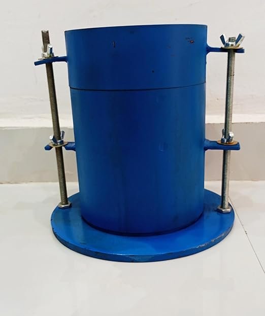CBR Mould for Soil Testing | California Bearing Ratio Mould with Perforated Base Plate & Collar | IS Standard Laboratory Apparatus for Soil Strength Analysis in Civil Engineering - Image 2