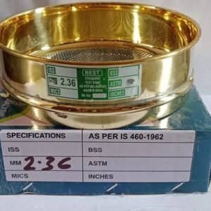 Brass Frame Testing Sieve