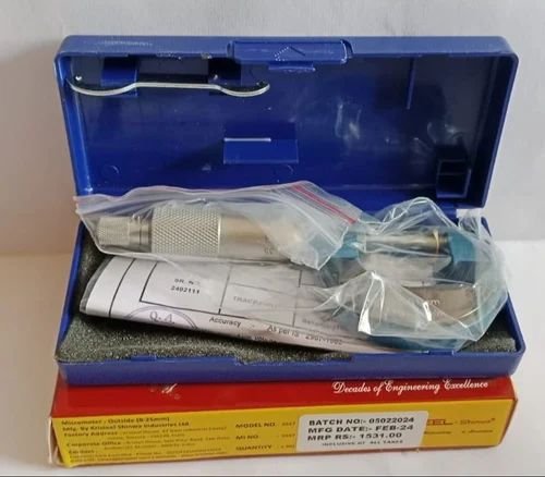 KRISTEEL-3947 Micrometer - Outside (0-25 Mm.) (Model-3947)