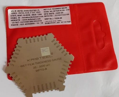 Kristeel - Wet Film Thickness Gauge-Hexagonal (20 - 3000 Microns) - WTFG-B - Image 4