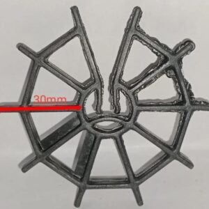 PVC CIRCULAR COVER BLOCK 30MM