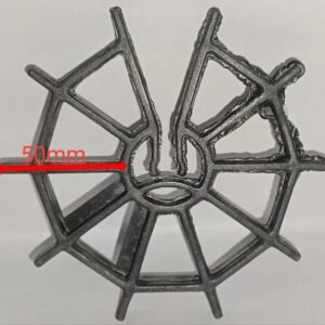 PVC CIRCULAR COVER BLOCK 50MM