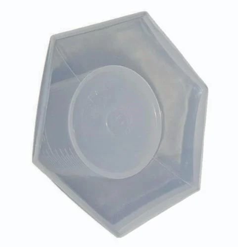 Polypropylene Hexagonal Base Measuring Cylinder for Laboratory 500ml - Image 4