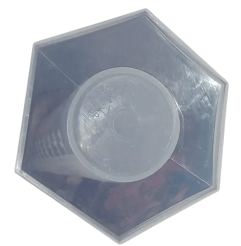 Polypropylene Hexagonal Base Measuring Cylinder for Laboratory 500ml - Image 7