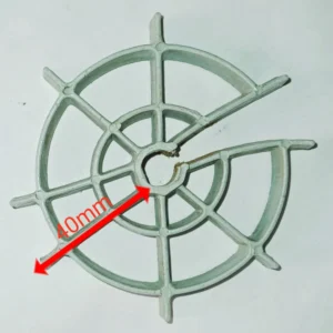 PVC CIRCULAR COVER BLOCK 40MM