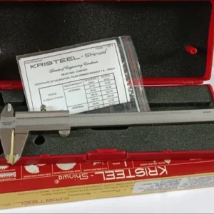 KRISTEEL 3805 Vernier Caliper 6" Without Fine Adjustment Mono Block (0-150 Mm.) With Calibration