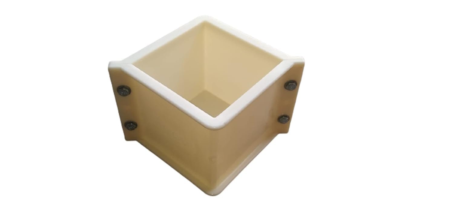 PVC Cube Mold 150mm Pack of 3 - Durable, Easy Release, Perfect for Concrete, Ice, and Craft Projects - Image 3