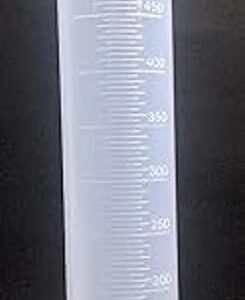 Polypropylene Hexagonal Base Measuring Cylinder for Laboratory 500ml (Pack of 1) (500ML)
