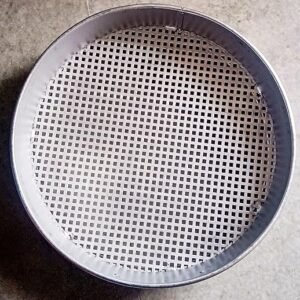 Galvanized Iron Test Sieves for Laboratory Use with GI Frames 300 mm Diameter (4.75mm) Brand: Generic